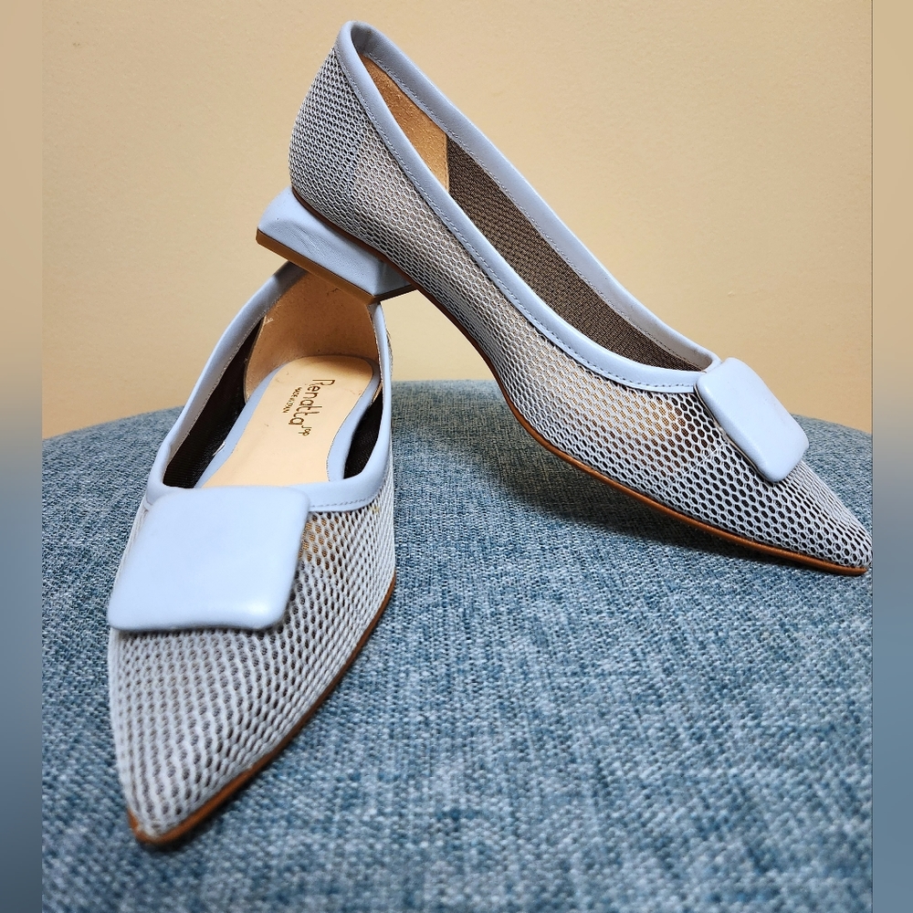 NWT Renatta Jop women shoes, baby blue color, size 8, made in Spain 🇪🇸